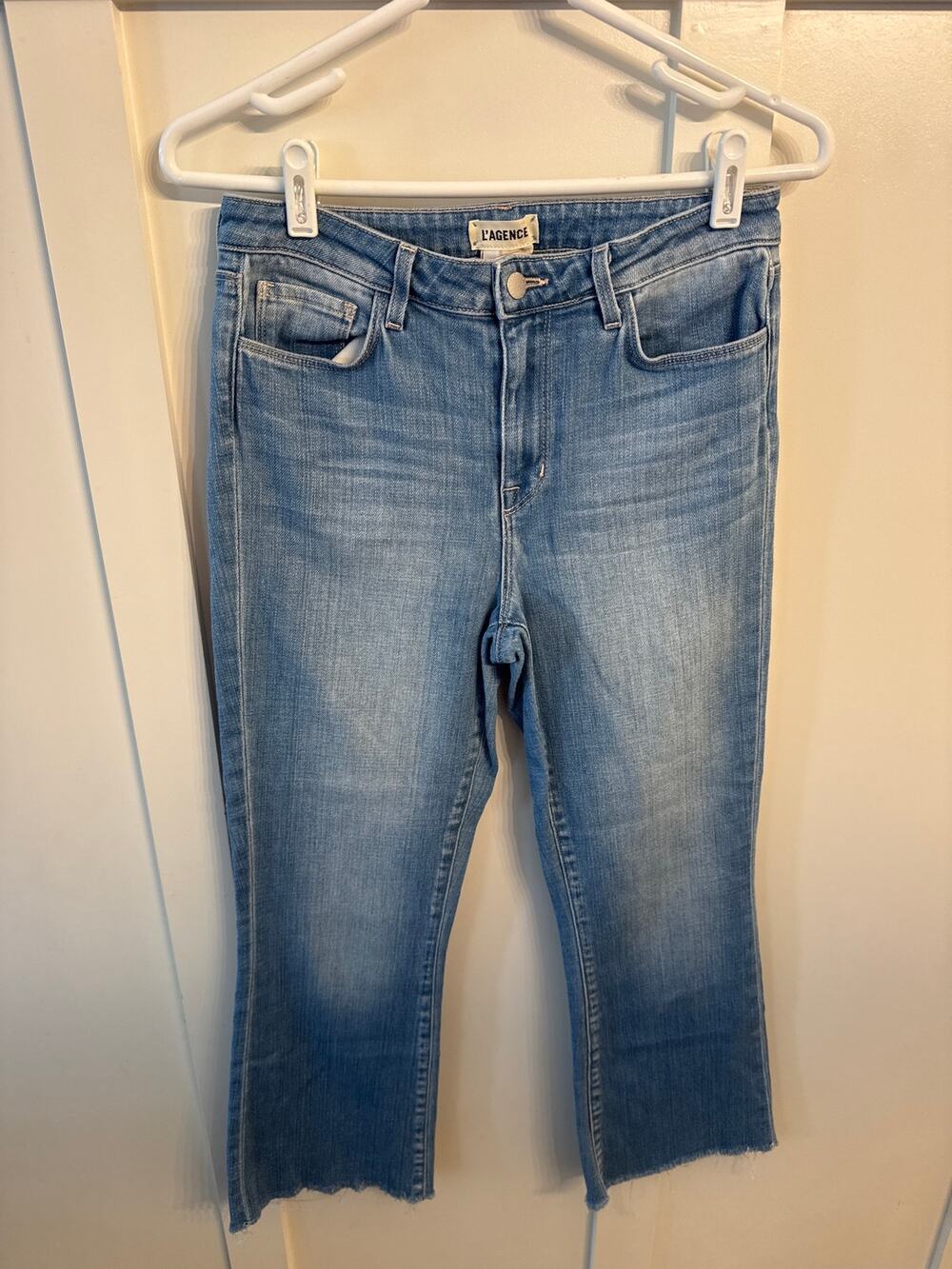 L'Agence Jeans Bell High Rise Flare in Atlnatic Size 27